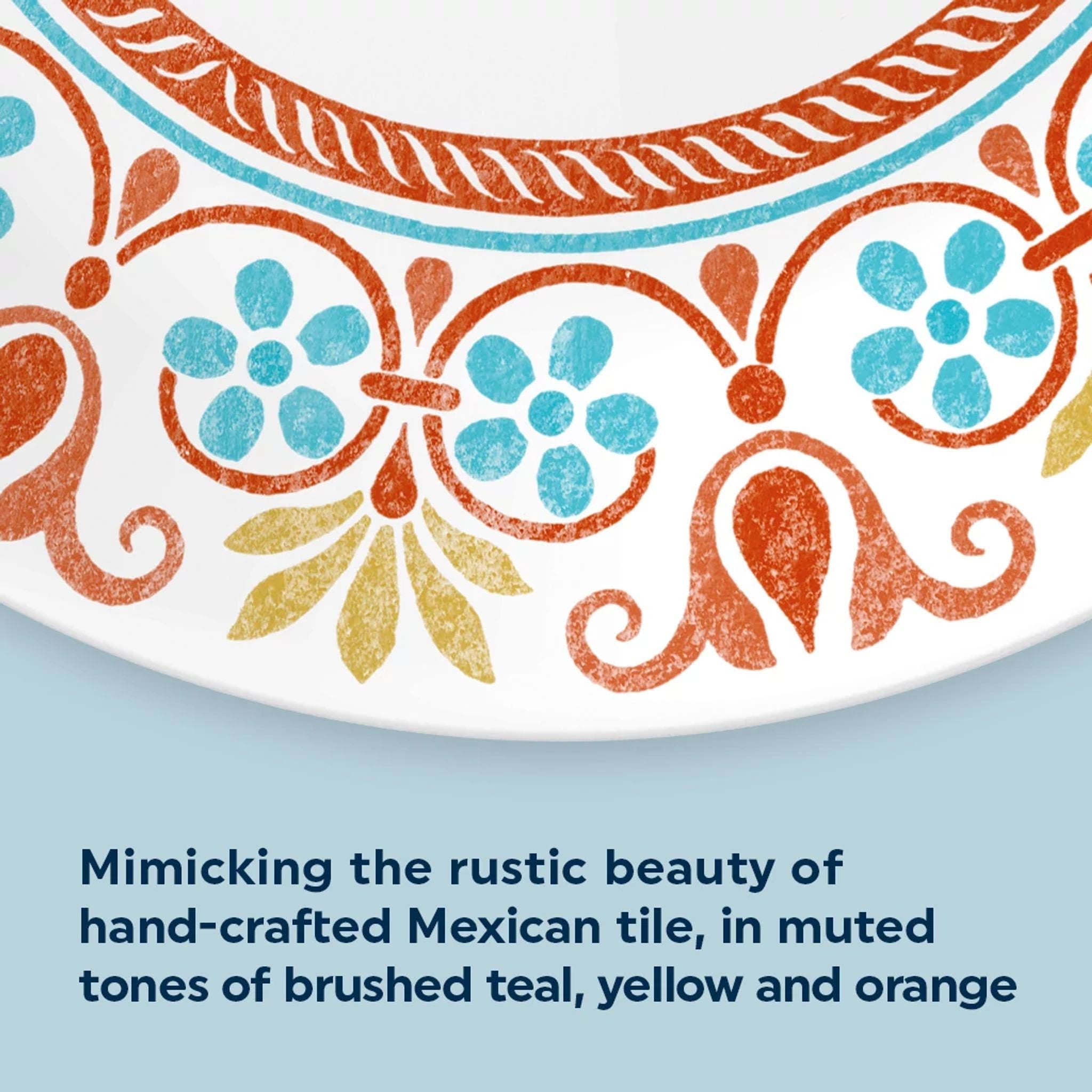 Corelle® Global Collection Terracotta Dreams, 8.5” Salad Plates, 6-pack